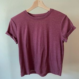 Cropped Berry Tee
